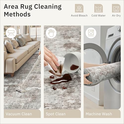 Abstract 3x5 Rugs (Pink/Grey / 3' x 5' (Rectangular))