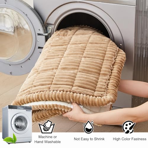 Couch Covers for Dogs Washable (Light Brown / 27.6" X 59")
