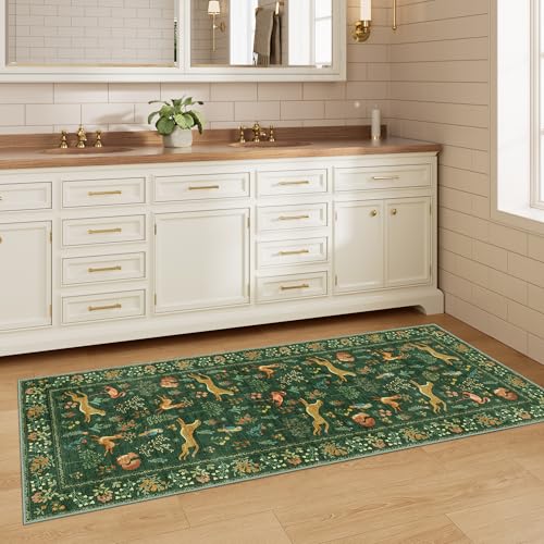 2x5 Rug for Hallway (Green (Animal) / 2' x 5' (Rectangular))