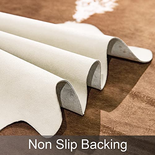 Faux Cowhide Rug (3' x 4' (Irregular) / Brown)