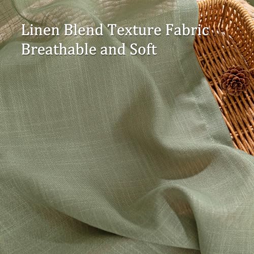 Patio Curtains for Sliding Door 90 inch Length 2 Panels Set (50"W x 90"L (Pack of 2) / Sage Green-new)