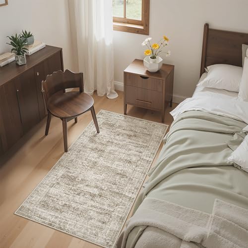 2x4 Washable Rugs for Kitchen (Brown / 2' x 4' (Rectangular))