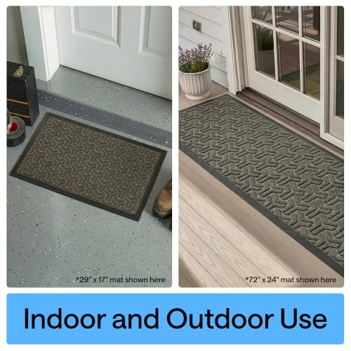 WeatherMAX Door Mat (Slate Geometric / 29" x 17")