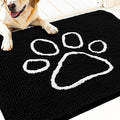 Dog Door Mat for Muddy Paws 32x20 (Black / 32" X 20")