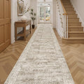 Washable 3x14 Hallway Runner Rug Non (Brown / 3' x 14' (Runner))