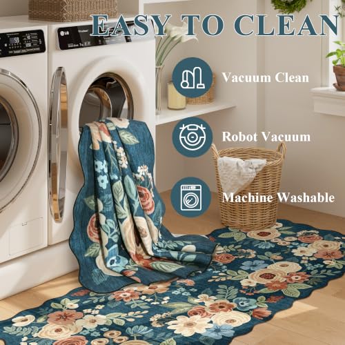 2x3 Rug for Entryway (Prussian Blue (Big) / 2' x 3' (Rectangular))
