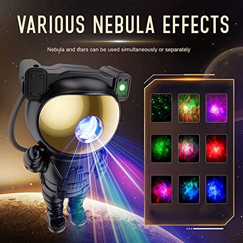 Galaxy Projector for Gaming Room Decor (Black)
