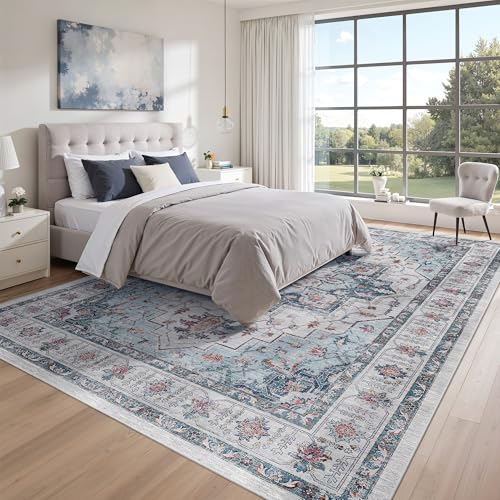 9x12 Area Rugs for Living Room (Blue / 9' x 12' (Rectangular))