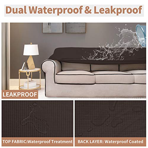 100% Waterproof Couch Cover (Chocolate / Sofa)