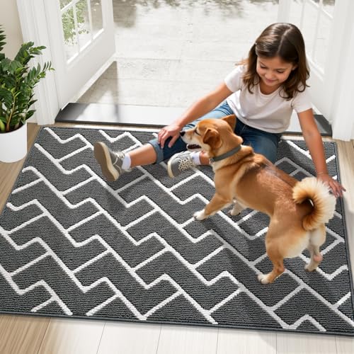 Front Door Mat 40x32 (Charcoal / 40" X 32")