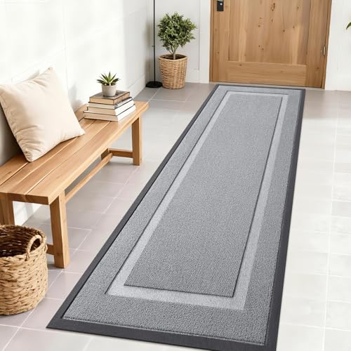 Front Door Mat Outside 71x23 (Ash Gray / 71" x 23")