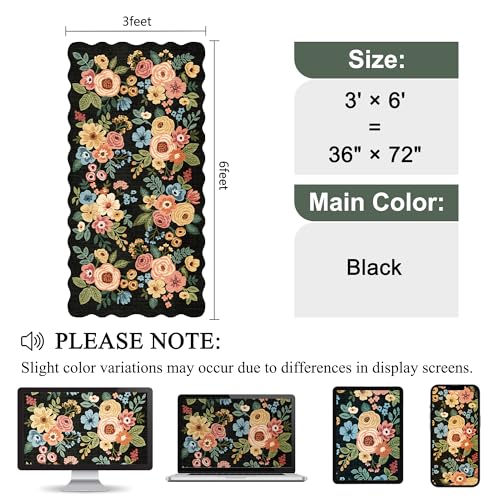 3x6 Runner Rug for Hallway (Black (Big) / 3' x 6' (Rectangular))
