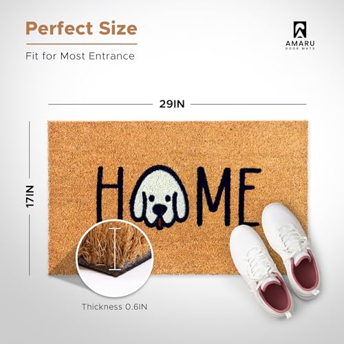 Coir Welcome Mat (Home Dog / 17x29)