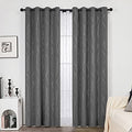 Living Room Curtains 95 Inches Long (Light Grey/Wave Dots / 52"W x 95"L (Pack of 2))