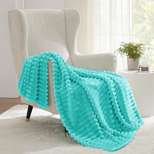 Soft Throw Blanket for Couch Decor Gifts Blue Fog 50"x70" (Blue Fog / Throw XL)