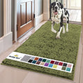 Super Water Absorbent Door Mat Indoor (Army Green / 36" x 120")