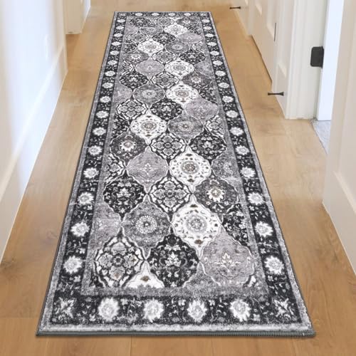 HEBE Hallway Runner Rug 2'x6' (Multi-black / 2' x 6' (Rectangular))