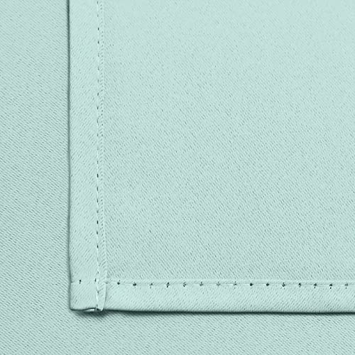 Room Darkening Curtains 62x84 inch Length Aqua (Aqua / 62"W x 84"L (Pack of 2))
