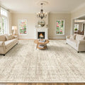 10x14 Area Rugs for Living Room Washable Rug Non (Beige / 10' x 14' (Rectangular))