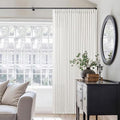 Beige White Pinch Pleated 102 Inch Long Curtains 100 Inch Wide (Beige White / 100"W x 102"L (Pack of 1))