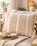 Decorative Boho (Ivory - Square 18x18)
