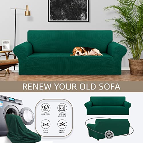 Stretch Couch Covers for Sofa (Hunter / Large)