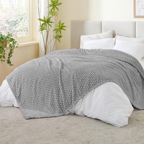 Grey Large Throw Blanket for Couch (Grey / Throw XL(50"x70"))