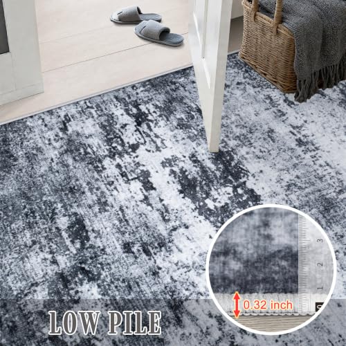 8x10 Area Rug Living Room (Black / 8' x 10' (Rectangular))