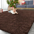 6x9 Machine Washable Large Area Rugs for Living Room (6x9 Ft / Coffee)