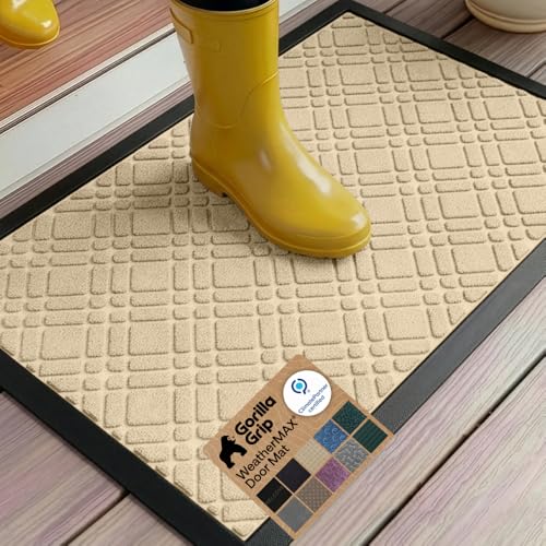 WeatherMAX Door Mat (Modern Latte / 35" x 23")