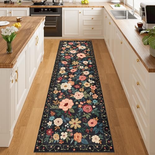 2x10 Runner Rug (Black / 2' x 10' (Rectangular))
