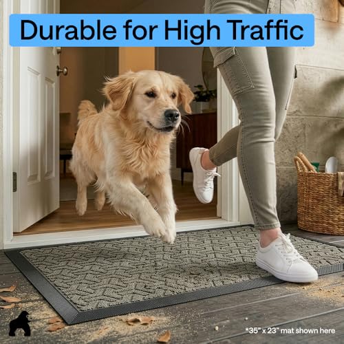 WeatherMAX Door Mat (Slate Geometric / 47" x 35")