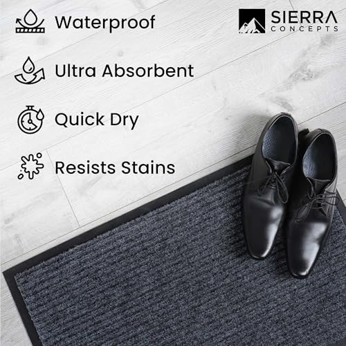 Front Door Mat (48" x 36" / Steel Gray)