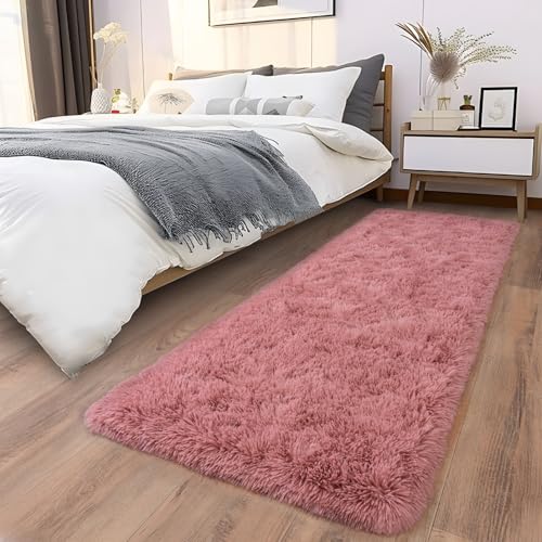 Soft Runner Rugs for Bedroom Hallway 2x5 Blush Pink (2' x 5' (1 pc) / Blush Pink)