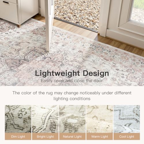 6x9 Pink Area Rugs for Bedroom Living Room (Sunflower Pink / 6' x 9' (Rectangular))