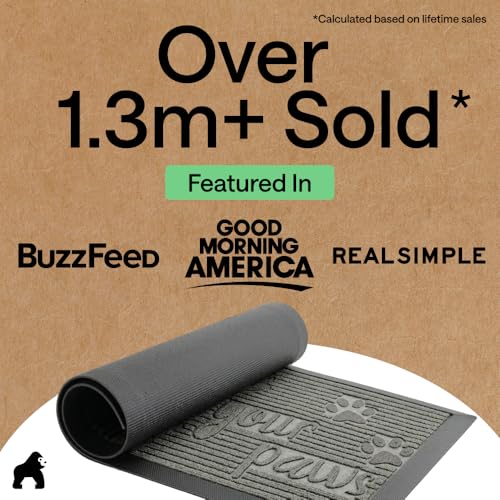WeatherMAX Door Mat (Stone Paws / 35" x 23")