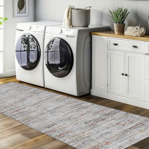 Kitchen Runner Rug 2x12 Runners Rug for Hallways Non (Multi Color / 2' x 12' (Runner))