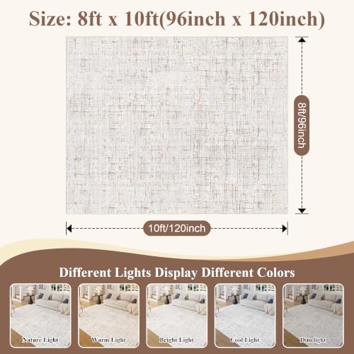 8x10 Washable Area Rugs (Orange/Brown / 8' x 10' (Rectangular))