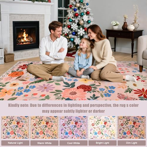 Area Rug 9x12 Living Room (Beige / 9' x 12' (Rectangular))