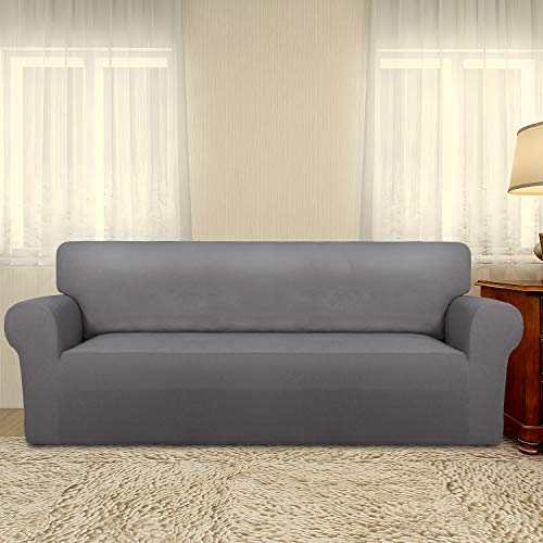 Stretch Couch Covers for Sofa Large Sofa Slipcovers Light Gray (Large Sofa / Light Gray)
