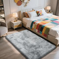 3x5 Area Rug for Bedroom (Mottling Grey / 3' x 5' (Rectangular))