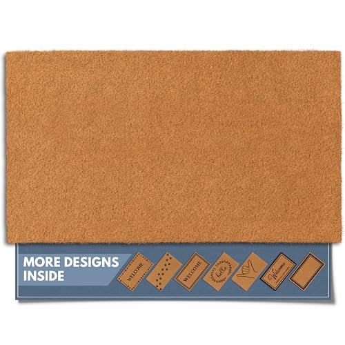 Natural Coco Coir Non (Plain Brown / 17x30)