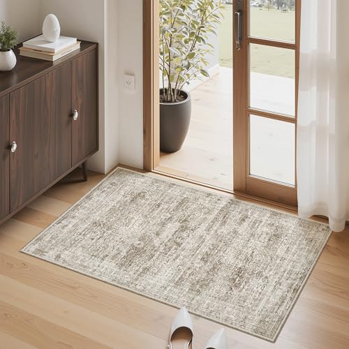 2x3 Washable Rugs for Kitchen (Brown / 2' x 3' (Rectangular))