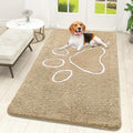 Dog Door Mat for Muddy Paws 59x32 (Beige / 59" X 32")
