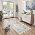 2x5 Rug Runners for Hallways Non Slip (Brown/Beige / 2' x 5' (Runner))