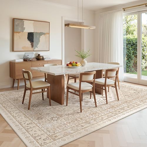 6x9 Area Rugs for Living Room (Cream/Beige / 6' x 9' (Rectangular))