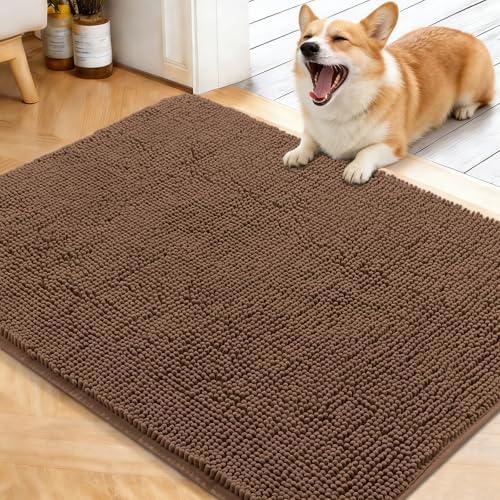 Dog Door Mat for Muddy Paws 40x32 (Mocha / 40" X 32")