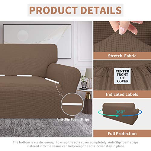 100% Waterproof Couch Cover (Brown / Sofa)