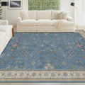 5x8 Rug for Living Room (5' x 8' (Rectangular) / Dusty Blue)