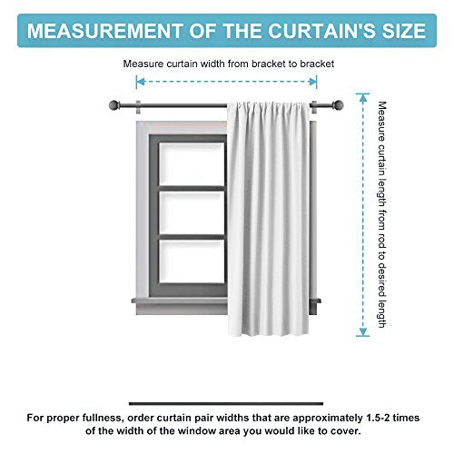 Small Window Curtains 45 inches Length for Kitchen Cafe Bathroom (Biscotti Beige / 42"W x 45"L (Pack of 2))
